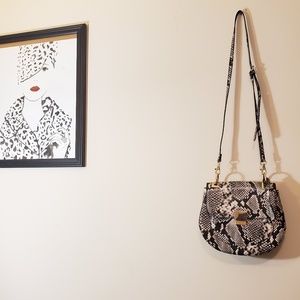 Aldo snake print crossbody bag